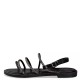 Envie Shoes Δερμάτινα Γυναικεία Σανδάλια σε Μαύρο Χρώμα E96-19011-34