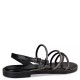 Envie Shoes Δερμάτινα Γυναικεία Σανδάλια σε Μαύρο Χρώμα E96-19011-34