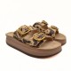 Fantasy Sandals Zefi Δερμάτινα Γυναικεία Ανατομικά Σανδάλια AFRICANA S1100