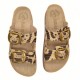 Fantasy Sandals Zefi Δερμάτινα Γυναικεία Ανατομικά Σανδάλια AFRICANA S1100