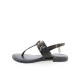 U.S. Polo Assn. linda 2 Δερμάτινα Γυναικεία Σανδάλια σε Μαύρο Χρώμα