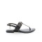 U.S. Polo Assn. linda 2 Δερμάτινα Γυναικεία Σανδάλια σε Μαύρο Χρώμα