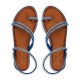 Envie Shoes Γυναικεία Σανδάλια με Λουράκι σε Μπλε Χρώμα