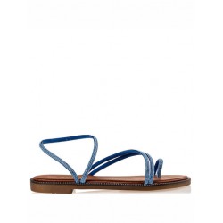 Envie Shoes Γυναικεία Σανδάλια με Λουράκι σε Μπλε Χρώμα