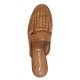 Tamaris Flat Δερμάτινα Mules σε Ταμπά Χρώμα