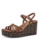 Tamaris Δερμάτινη Πλατφόρμα 1-28014-42 310 Camel 