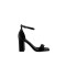 Envie Shoes Γυναικεία Πέδιλα με Χοντρό Ψηλό Τακούνι σε Μαύρο Χρώμα V31-15036-34