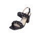 Envie Shoes Γυναικεία Πέδιλα με Χοντρό Χαμηλό Τακούνι σε Μαύρο Χρώμα V42-15181-34