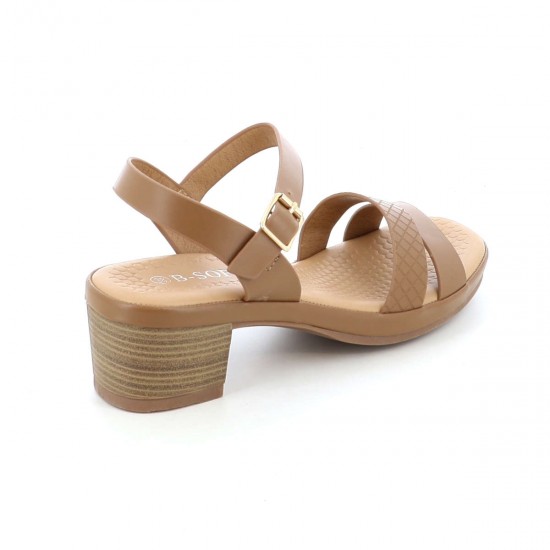 B-Soft Πέδιλα Μπεζ 41/7736-422