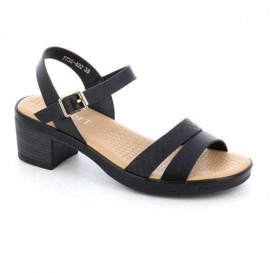 B-Soft Πέδιλα Μαύρα 41/7736-422